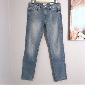 Nordstrom Frame Denim Slim Straight Leg Lightwash